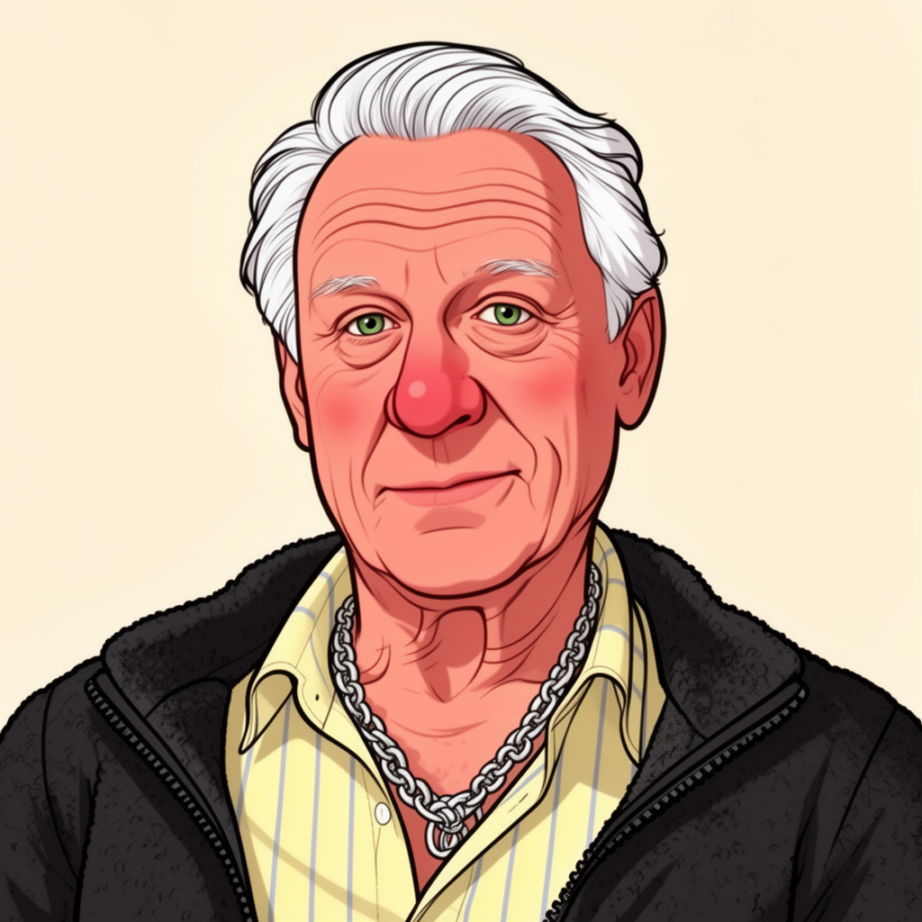 Papa character illustration