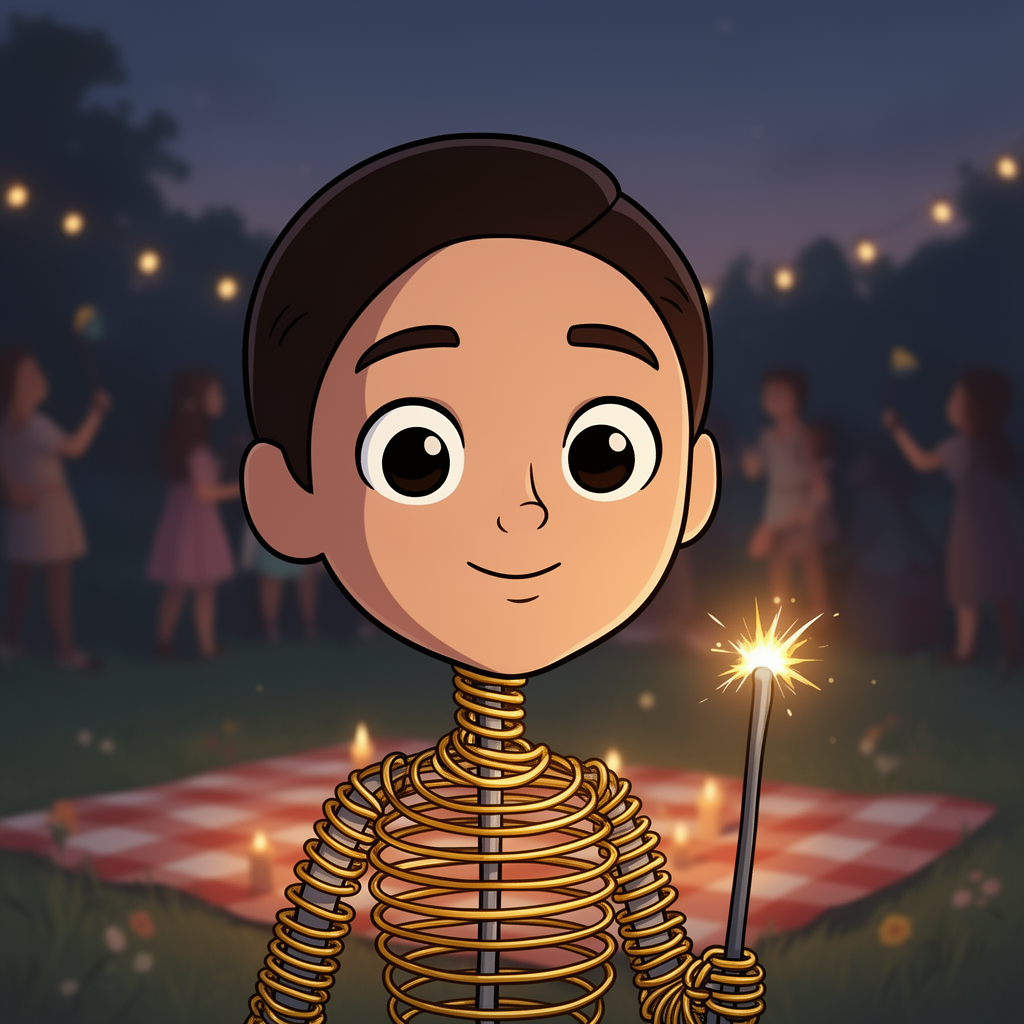 Almost Lit Lottie character illustration