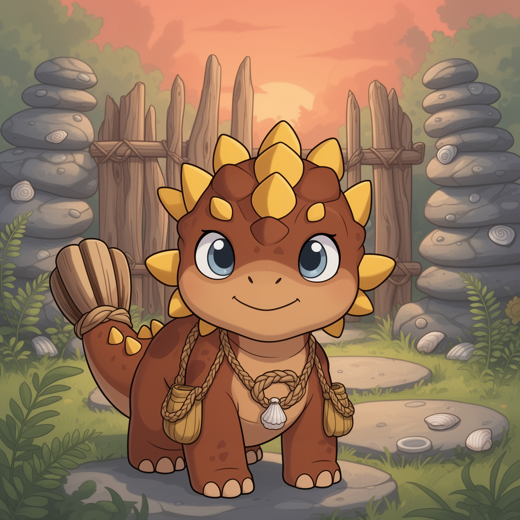 Brikka character illustration