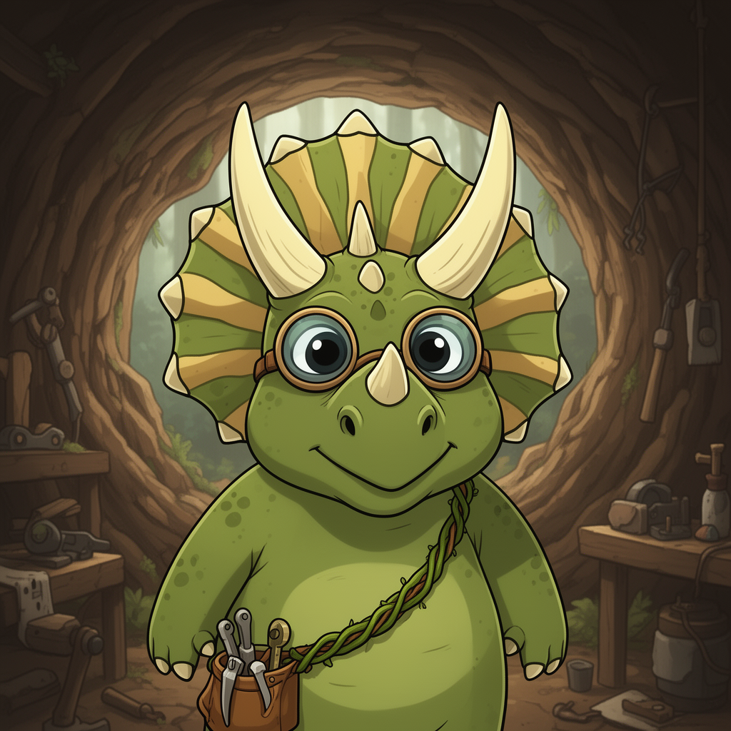 Bronto Bram character illustration