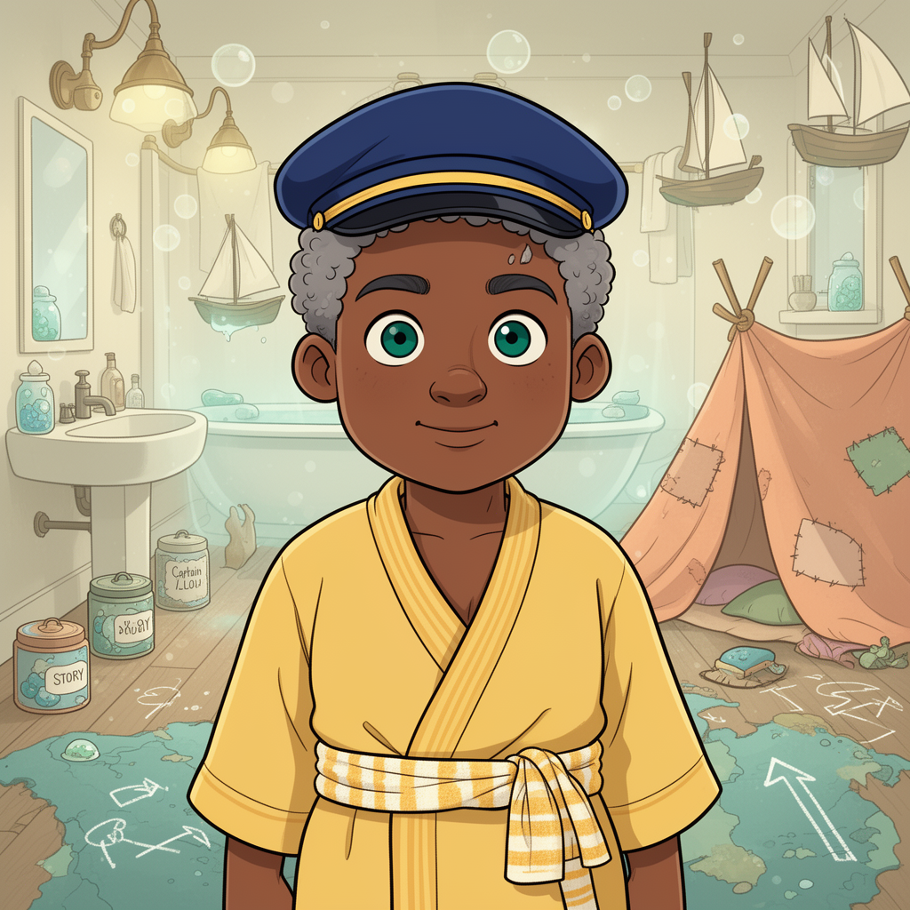 Captain Lou character illustration