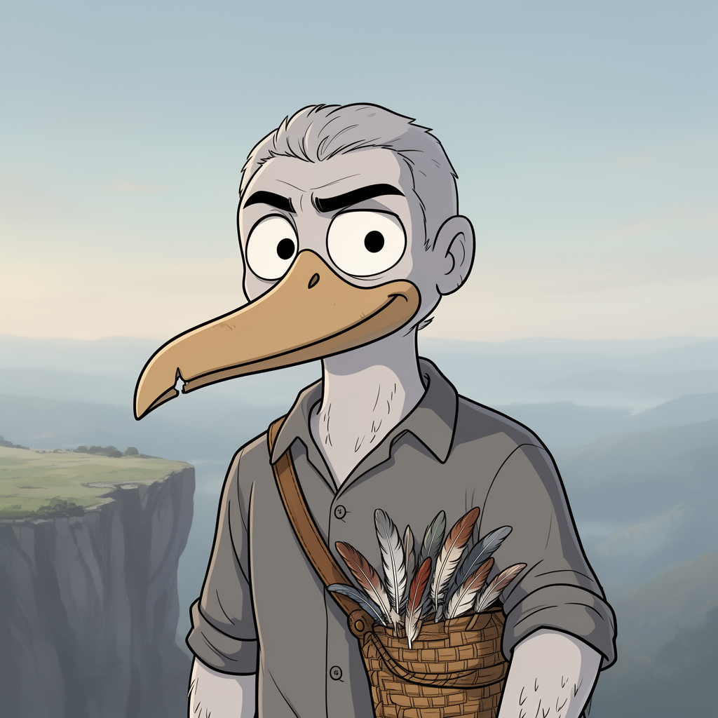 Forgetful Fenwick character illustration