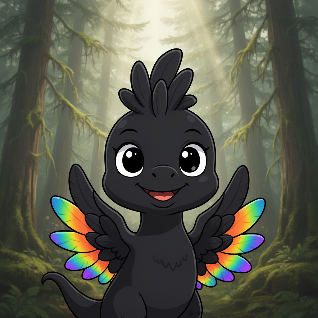 Kiko Crestfeather character illustration