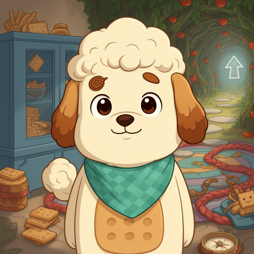 Mr. Waffles character illustration