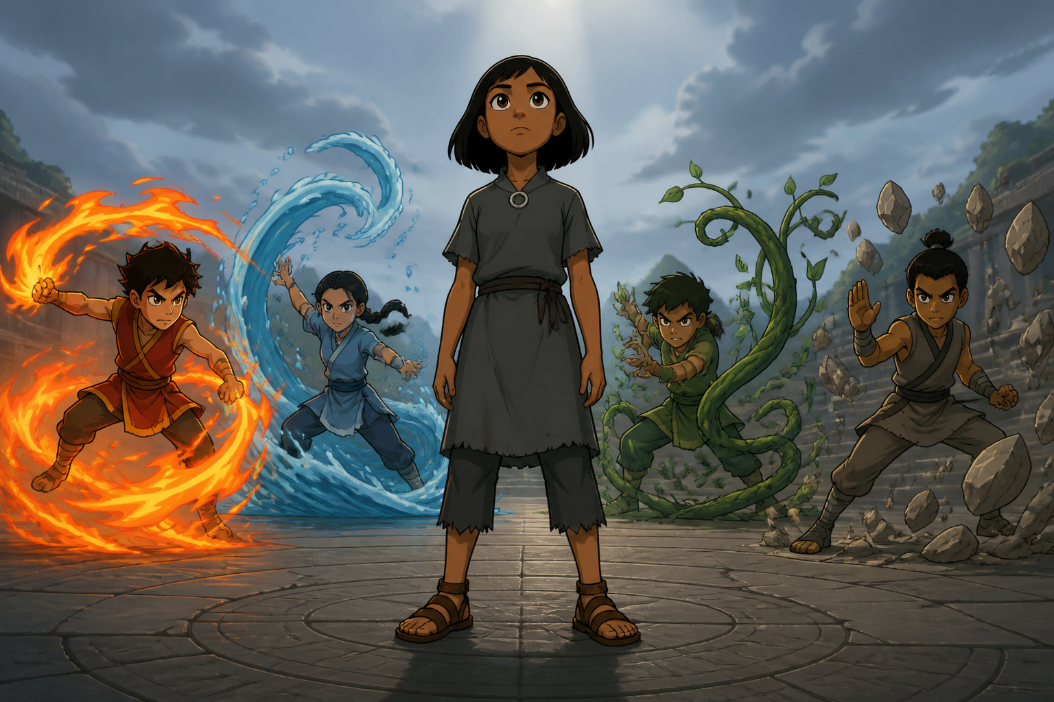 The Girl Who Caught No Wind cover illustration
