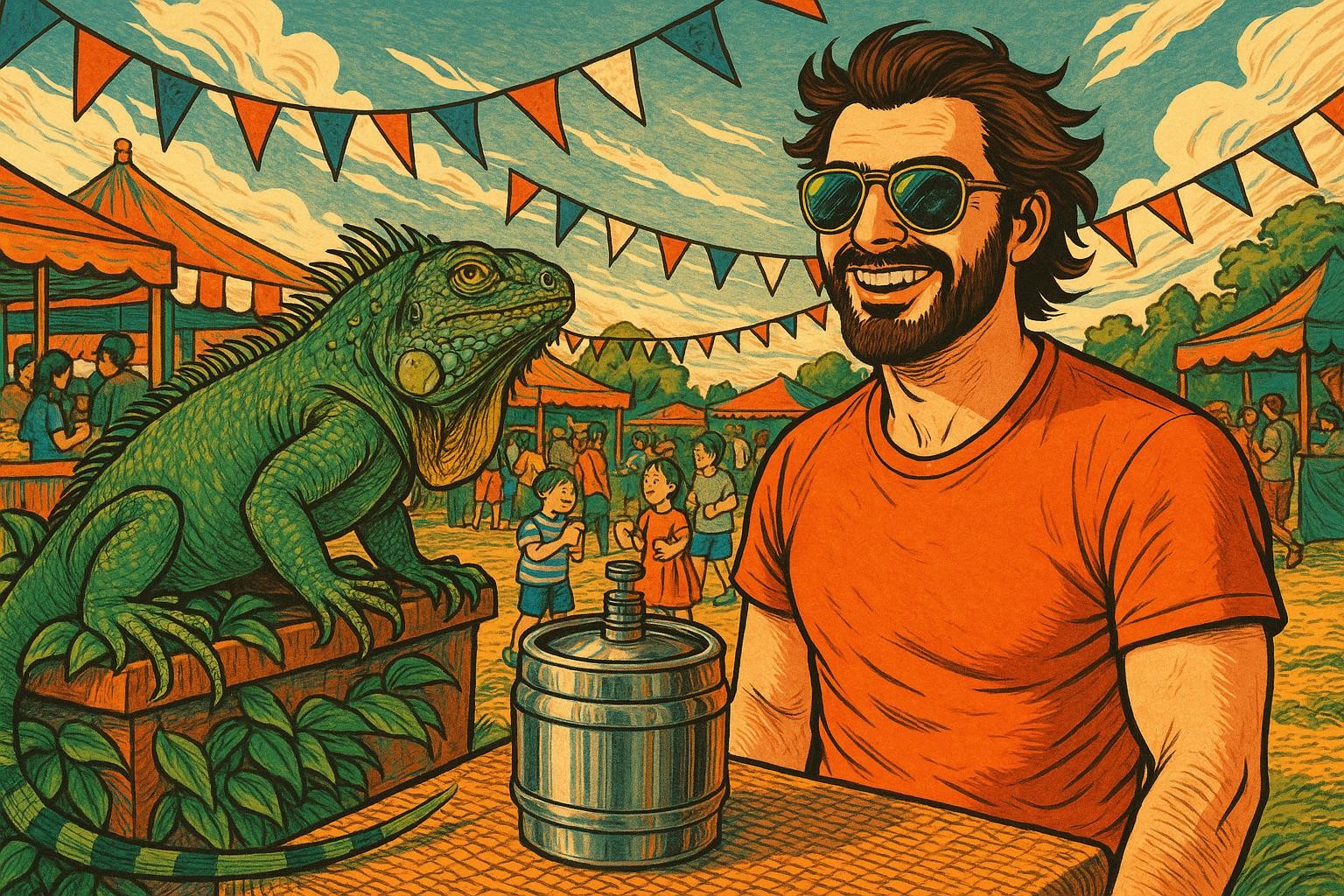 Keg Stand Commotion and the Sun-Spot Solution cover illustration