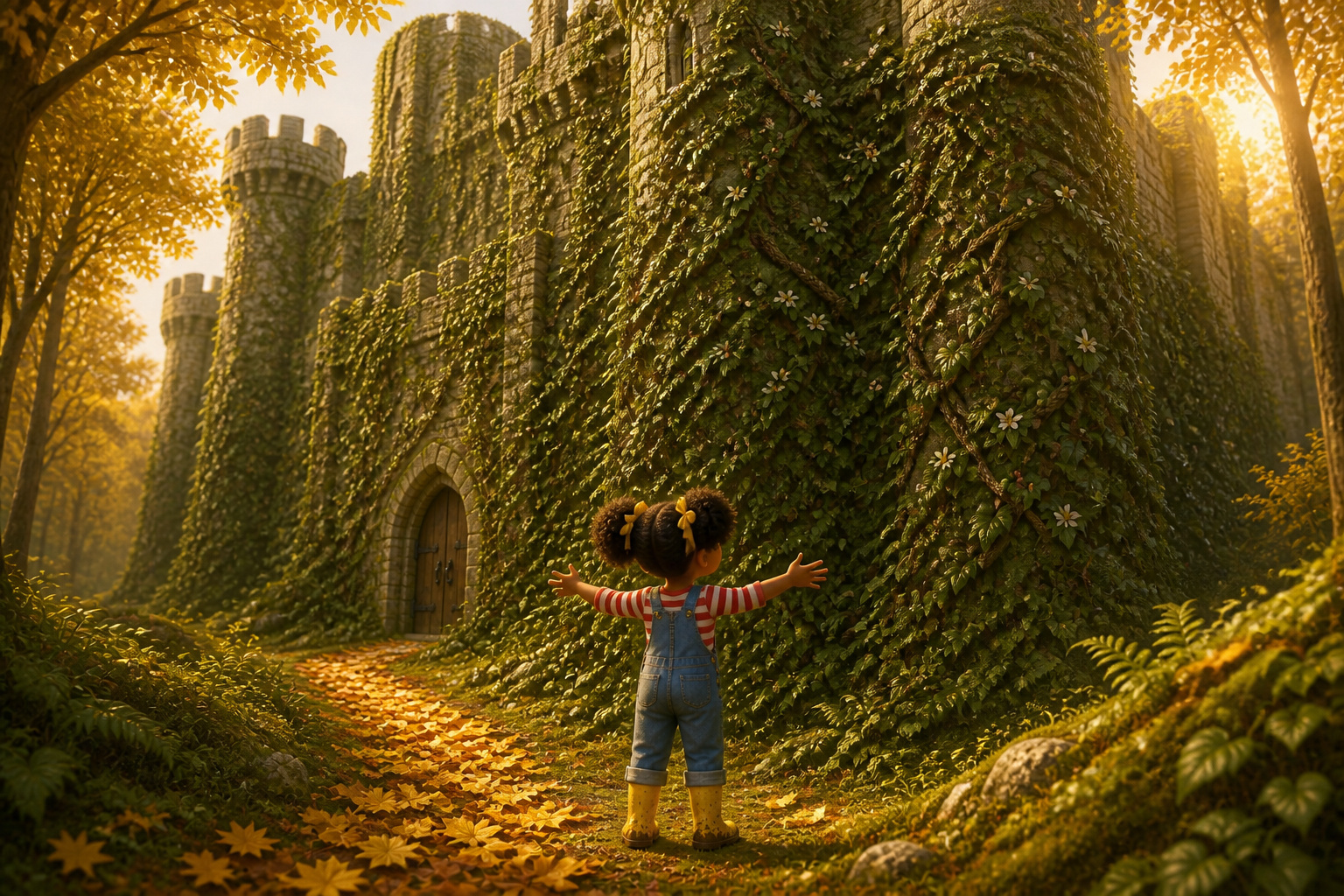 The Castle Behind the Brambles cover illustration