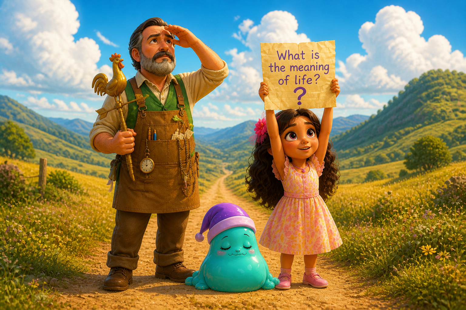 The Very Big Question cover illustration