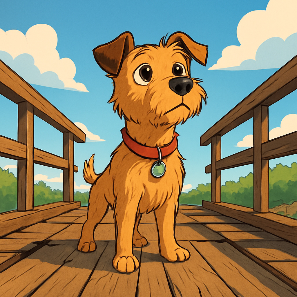 Biscuit and the Broken Bridge cover illustration