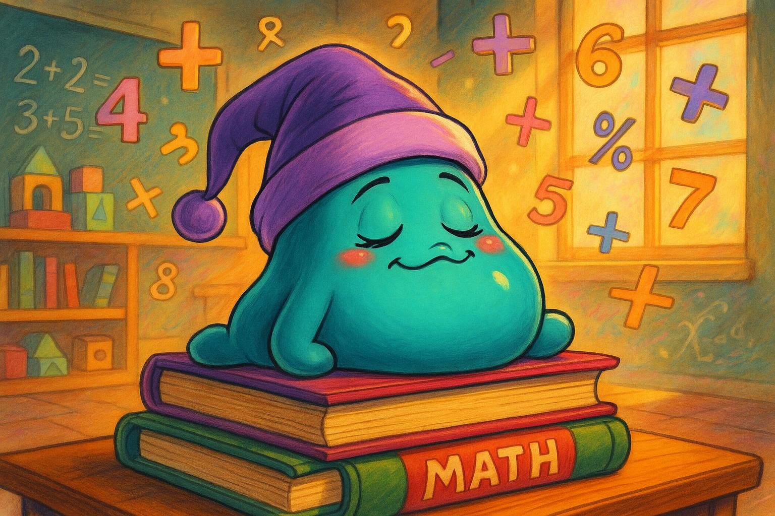 Sleepy Slime's Muddle and Marvelous Math Mischief cover