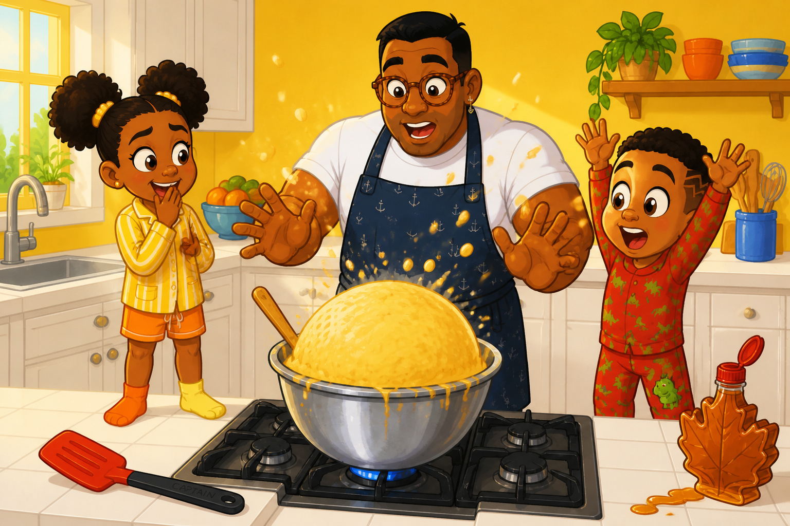 The Syrup Volcano of Doom cover illustration