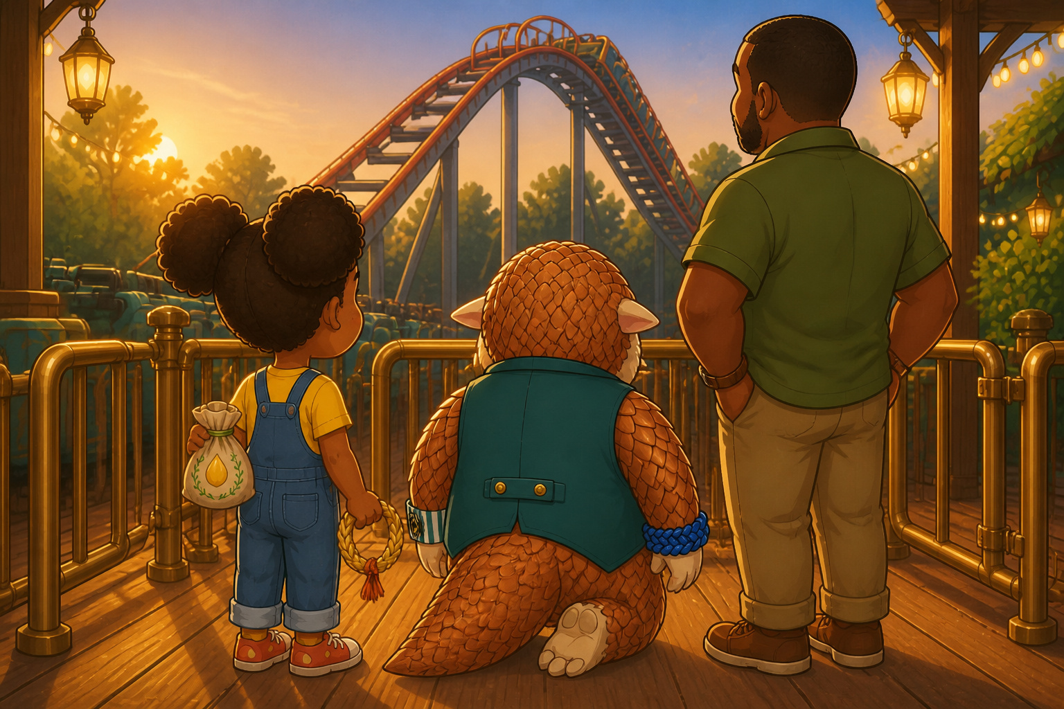 Ferris and the Four Brave Steps cover illustration