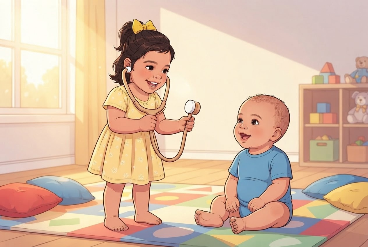 Ate Gabriella and Baby Jordan's Big Helper Day cover illustration