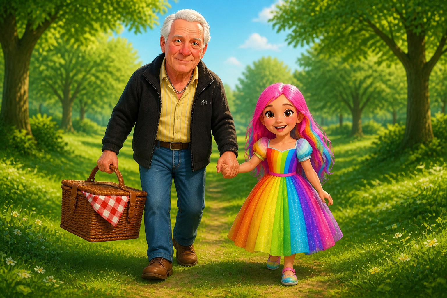 The Great Bee Picnic cover illustration