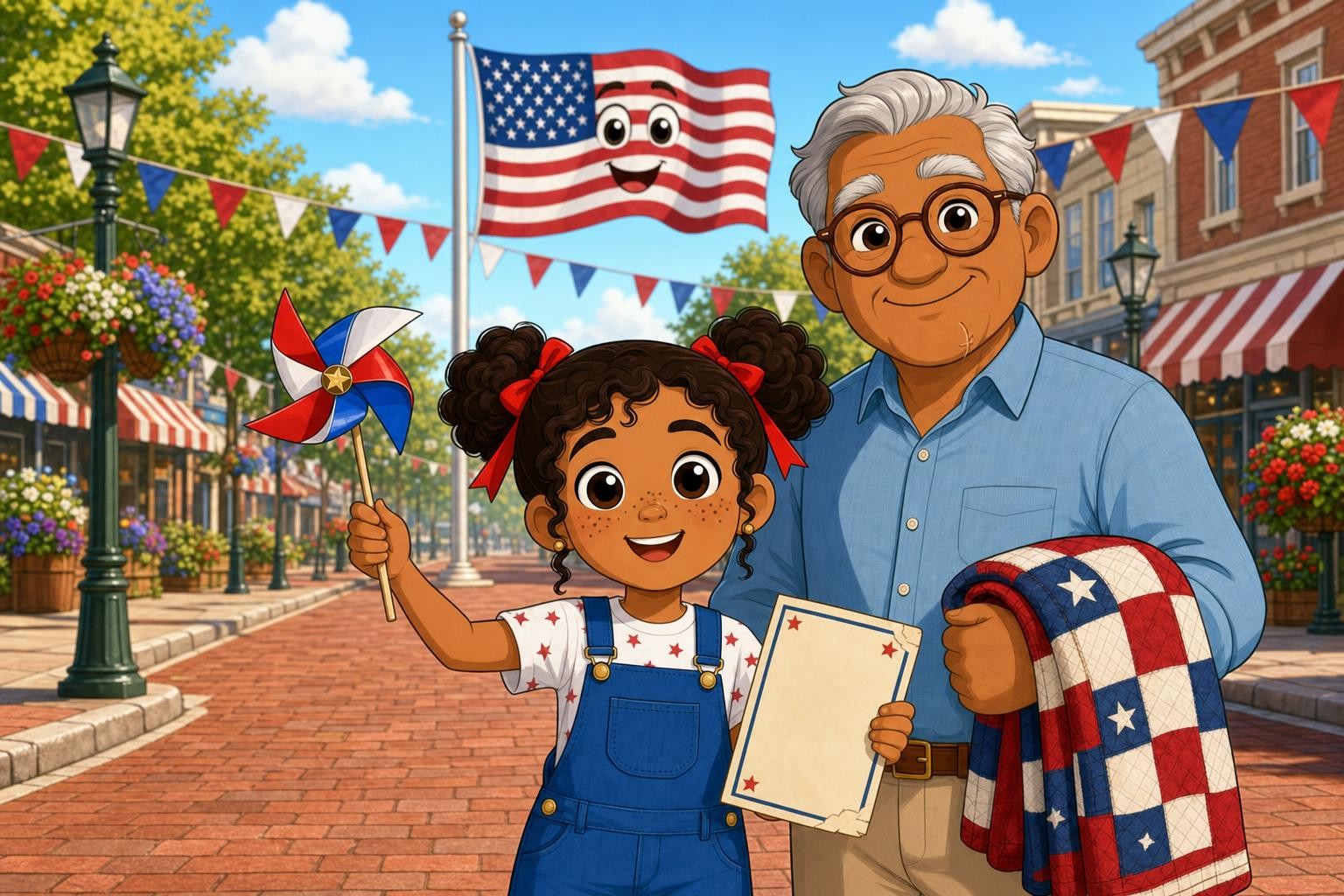 Nia's First Fourth cover illustration