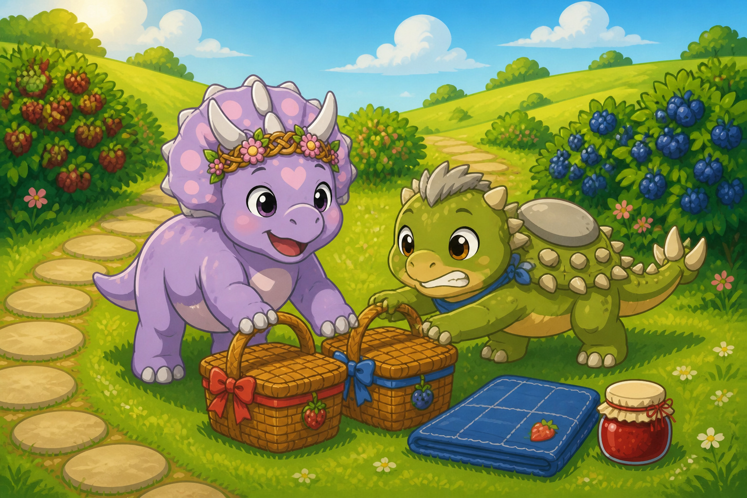 Dottie and the Tippy Picnic cover illustration