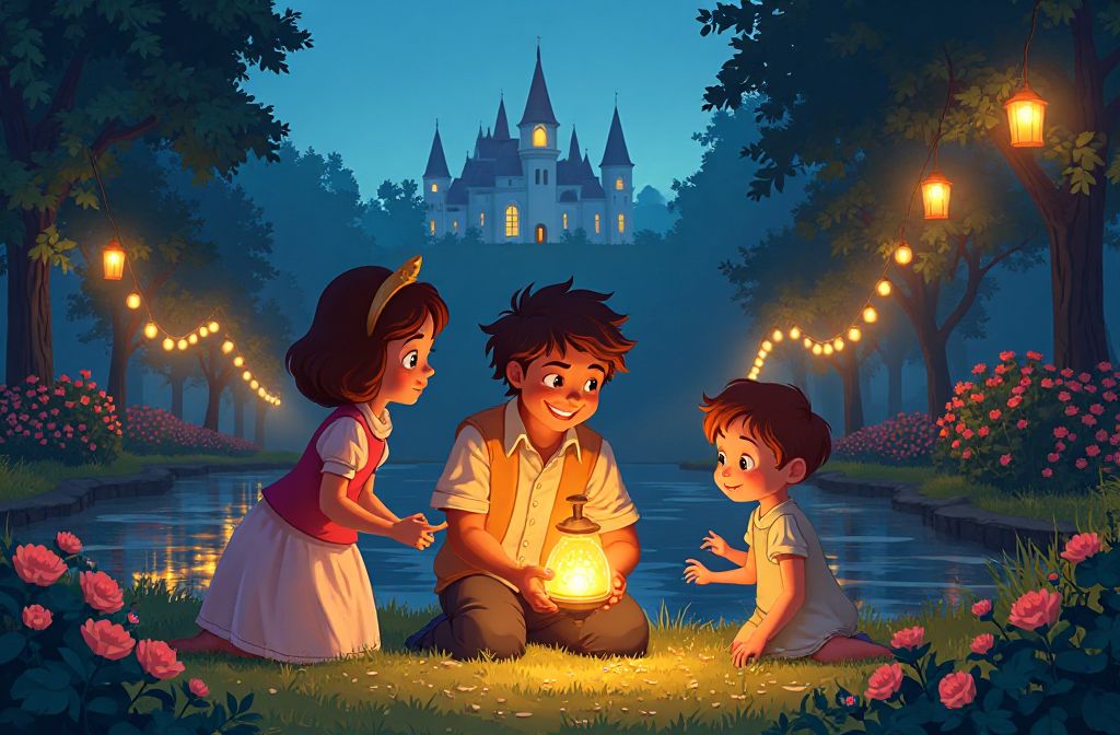 Papa Cedar's Lantern Evening cover illustration