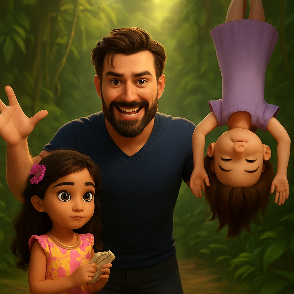 The Dragon, the Keeper, and the Upside-Down Dude cover illustration
