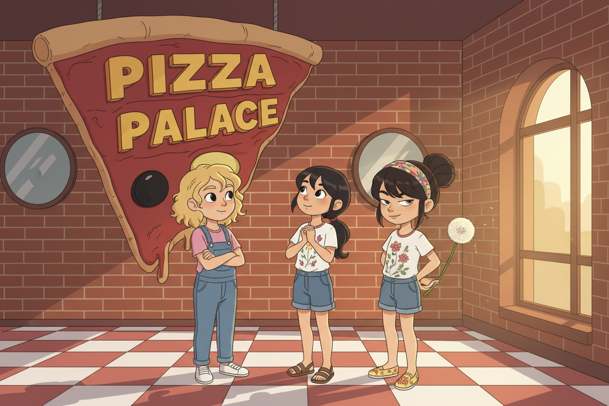 The Pizza Palace Problem cover illustration