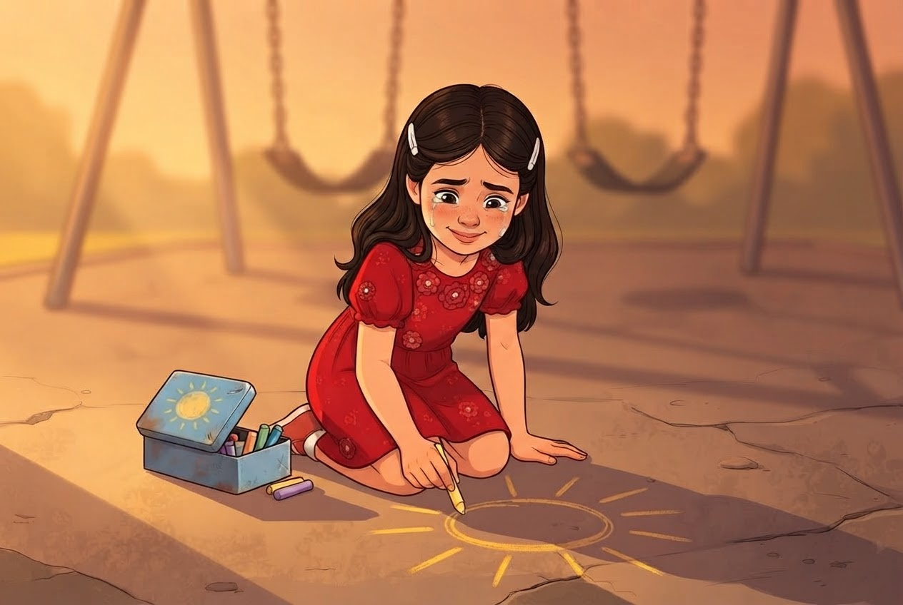 Elma and the Chalk Sun cover illustration