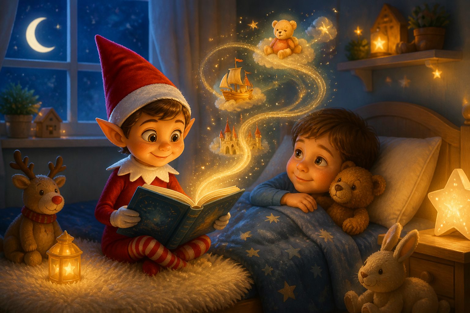 Elf on the Shelf Bedtime Story Ideas and Calming Tales