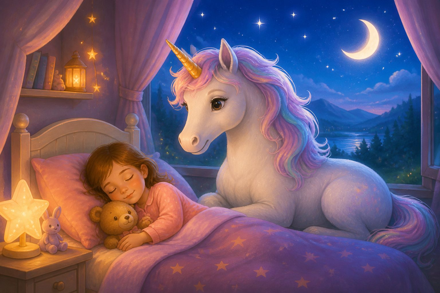A Gentle Unicorn Bedtime Story to Help Kids Drift Off