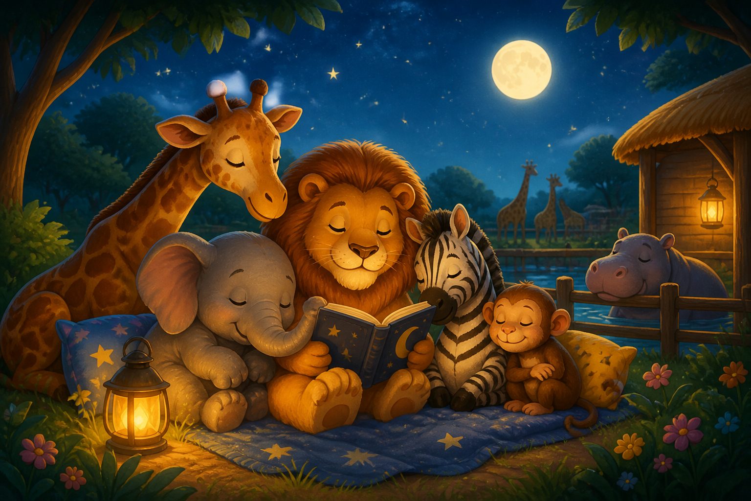 Zoo Bedtime Story: A Calming Evening Routine for Kids
