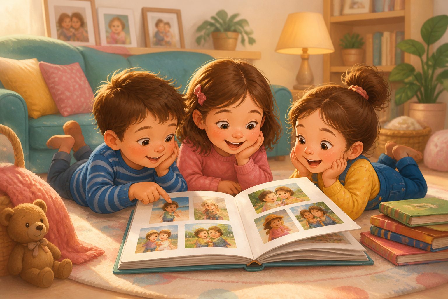 Affordable Personalized Photo Books for Multiple Children