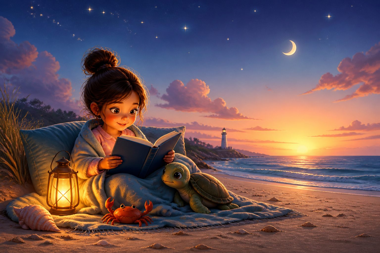 Beach Bedtime Story Ideas for Calming Evenings