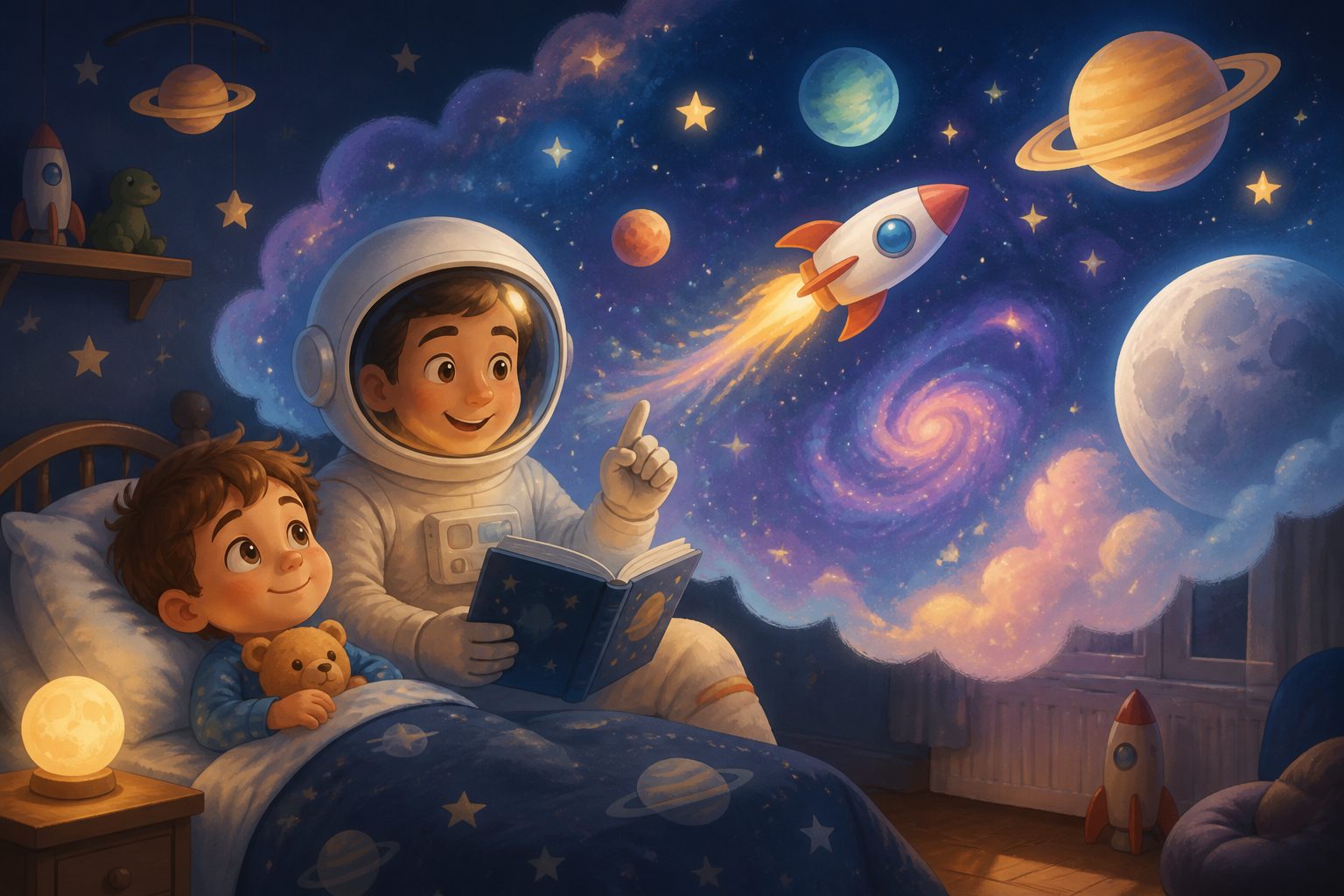 Astronaut Bedtime Story: Calm Space Tales to Help Kids Drift Off