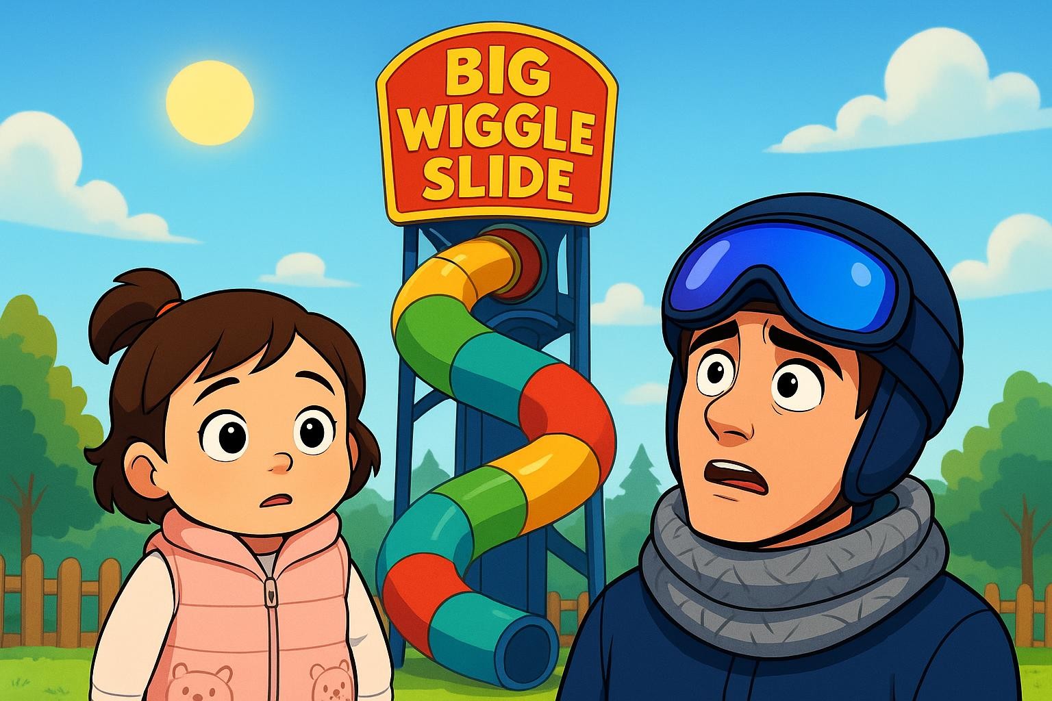 Mimi and Ben's Big Wiggle Slide cover