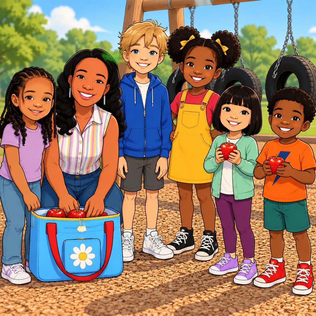 Leira's Sunny Snack cover illustration