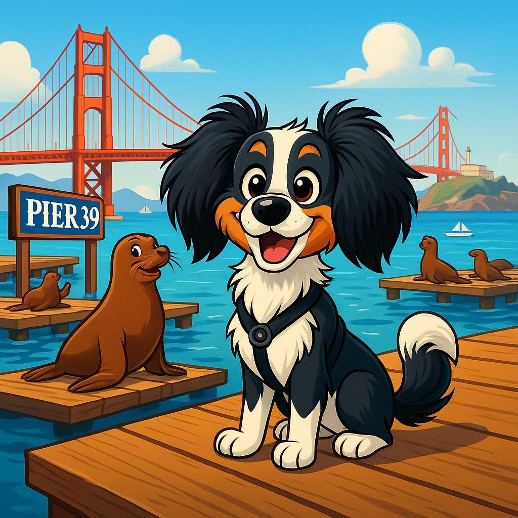 Sparks' San Francisco Adventure cover illustration