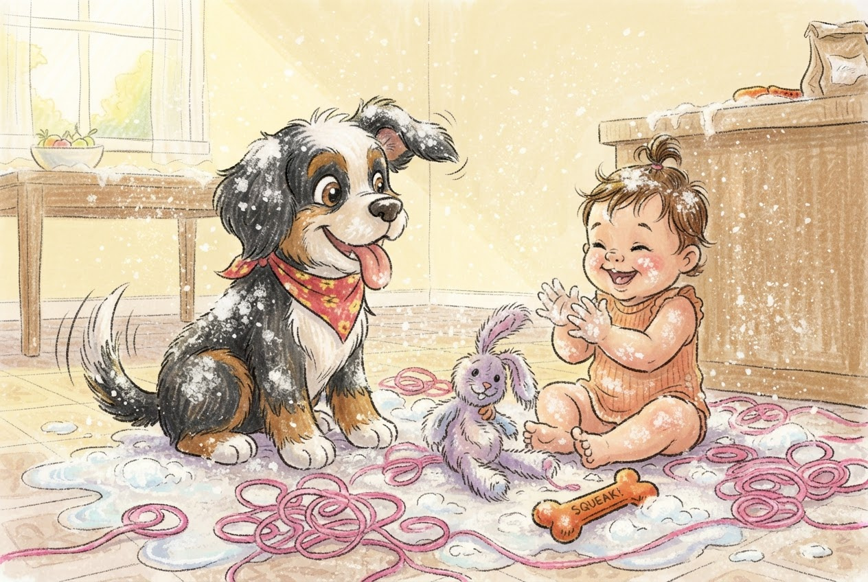 Mochi and Alice's Very Big Mess cover illustration