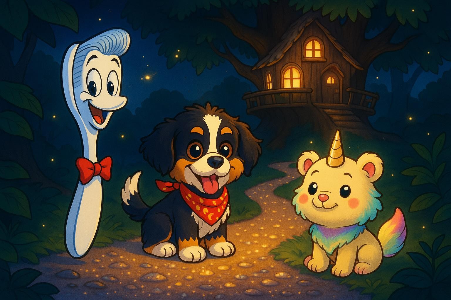 Pebbles, Pawprints, and the Treehouse of Twinkles cover