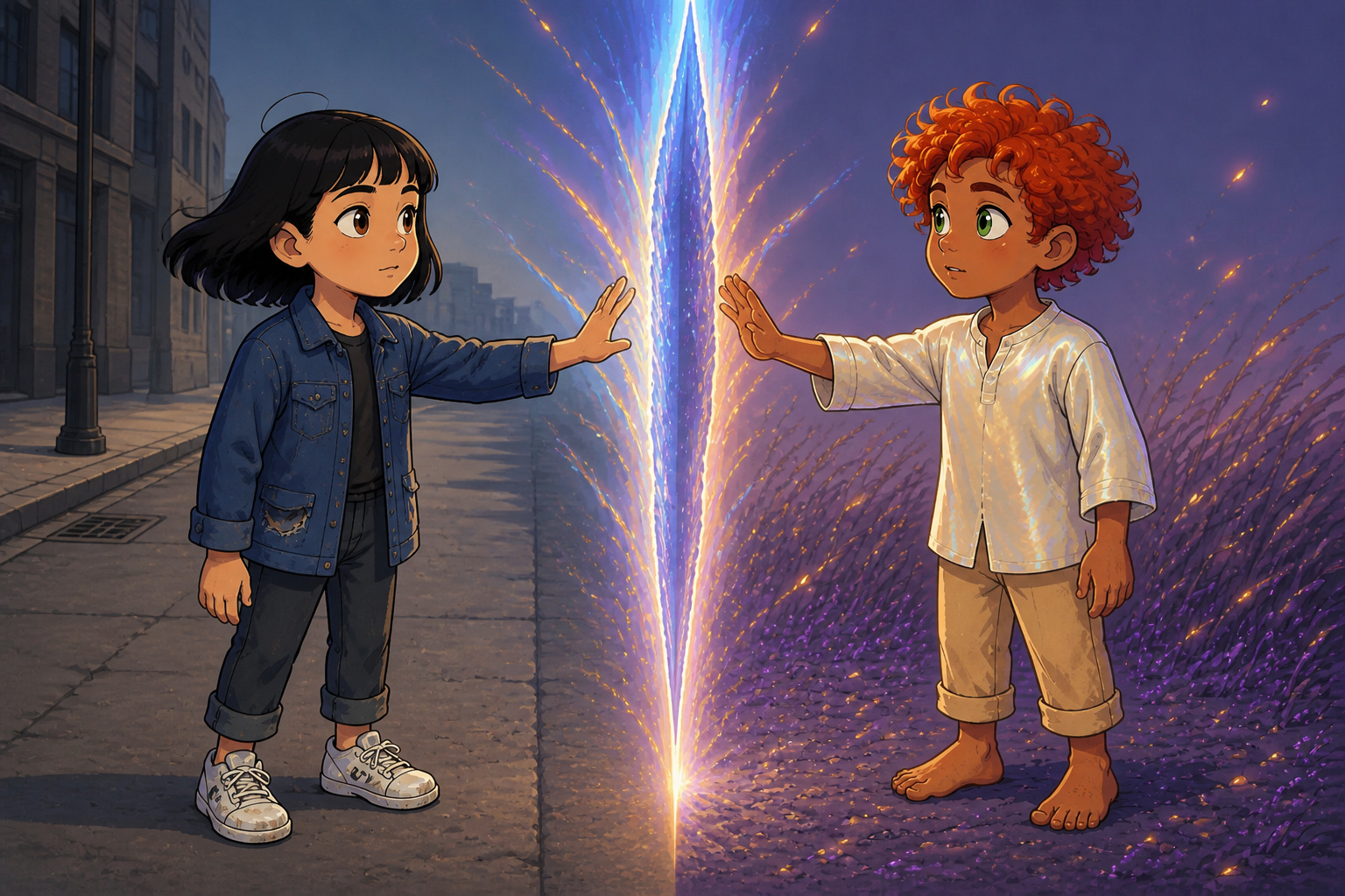 The Fold Between cover illustration