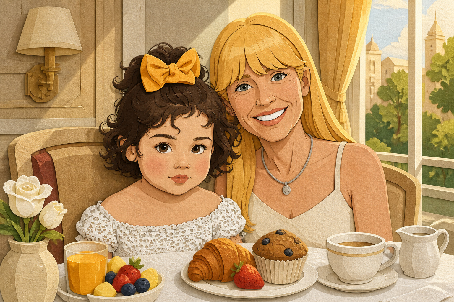 Ella's Big Breakfast at the Westin cover illustration